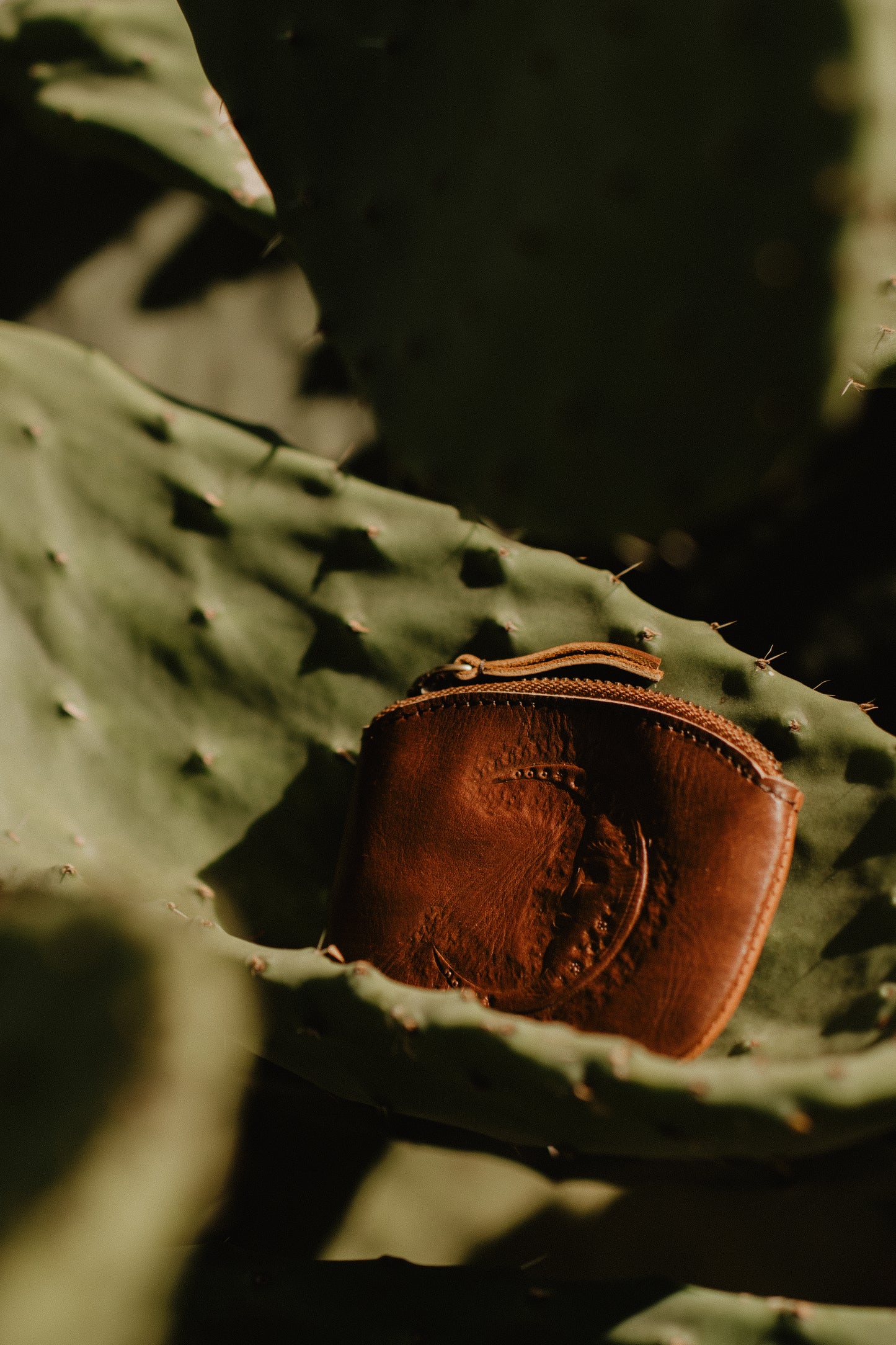 Pixie Coin Pouch - Embossed moon