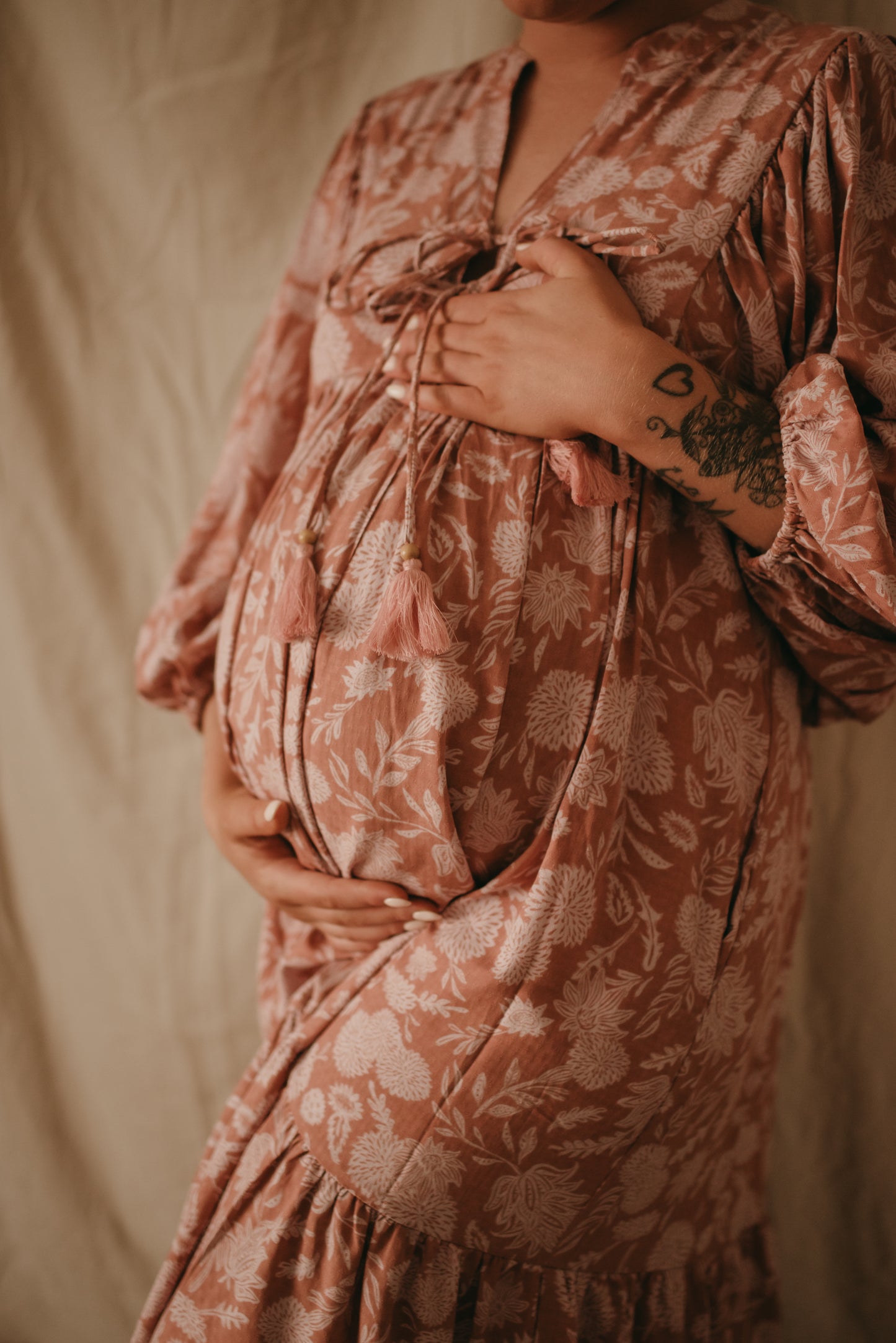 Sage Dress - Peony