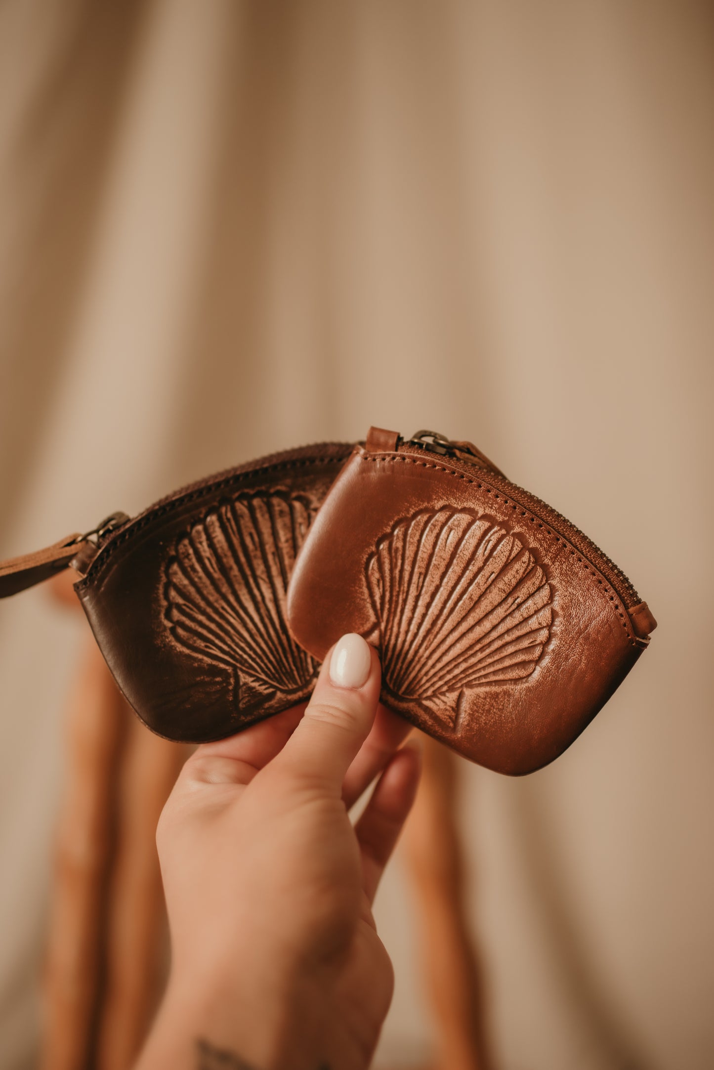 Pixie Coin Pouch - Embossed Shell