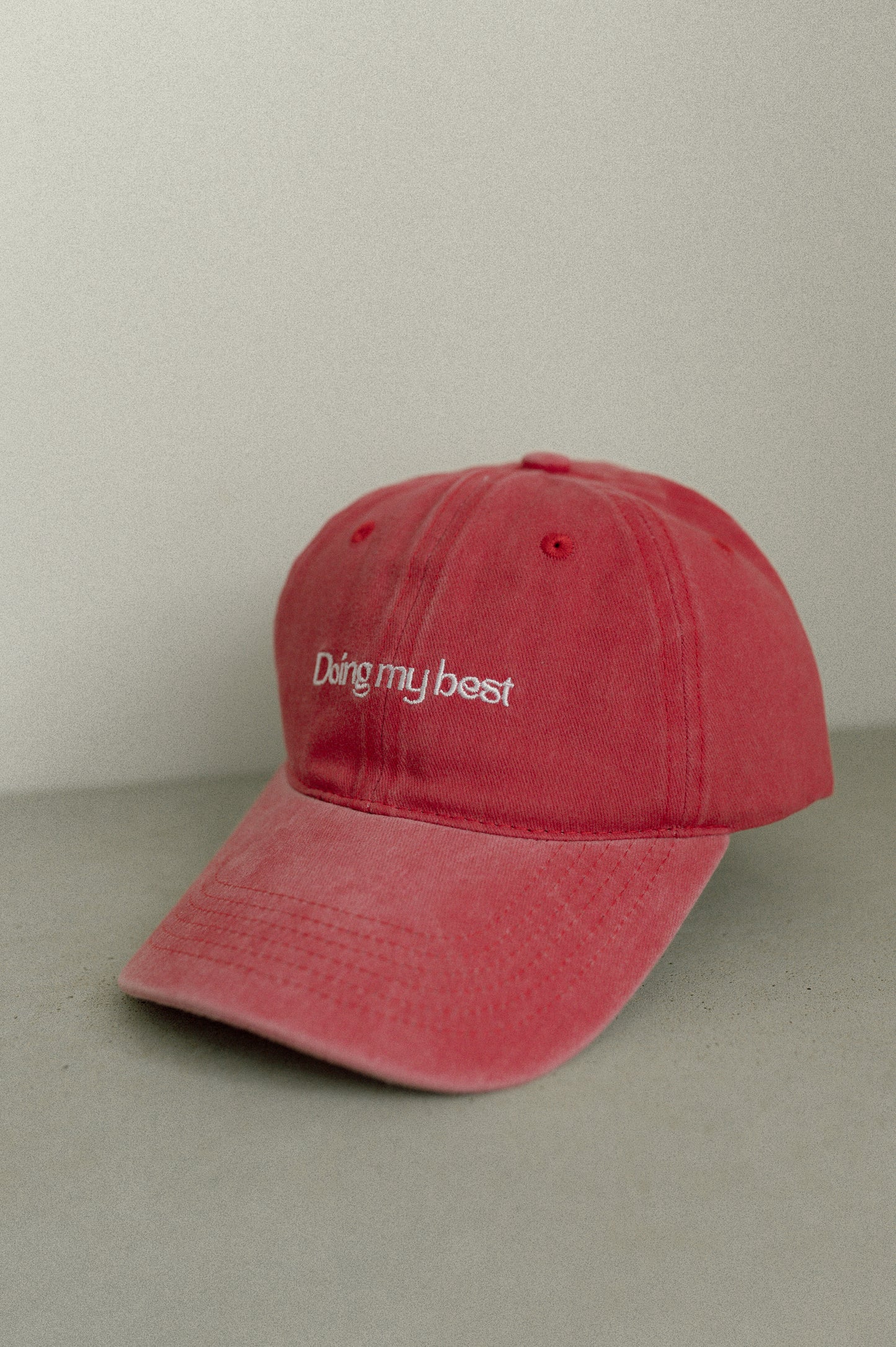 ‘Doing my best’ Cap