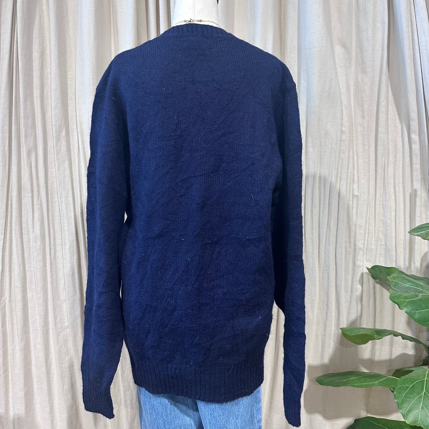 Vintage Knitwear - Navy Robert Bruce Knit