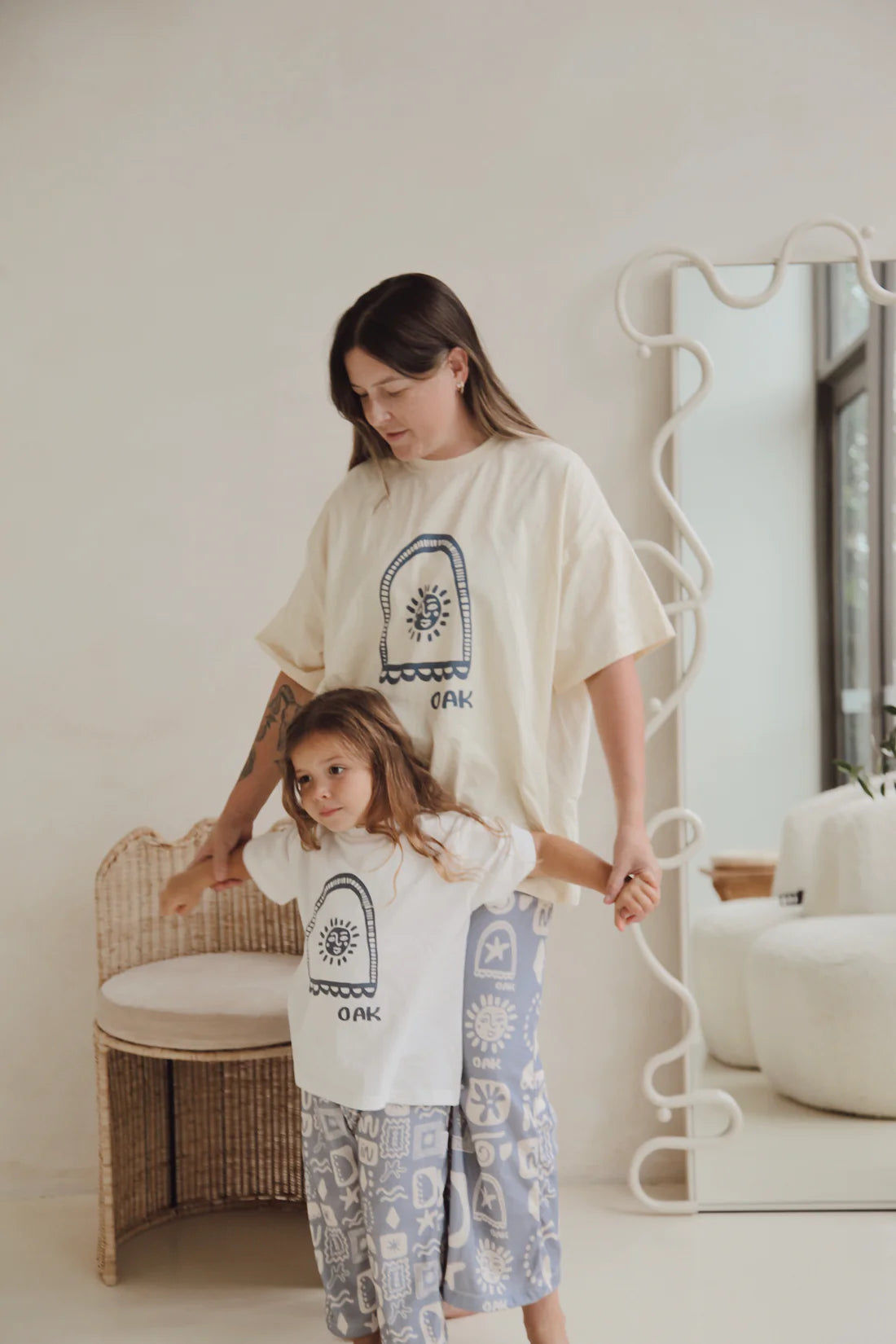 Womens Oasis Oversized Tee | Cobalt