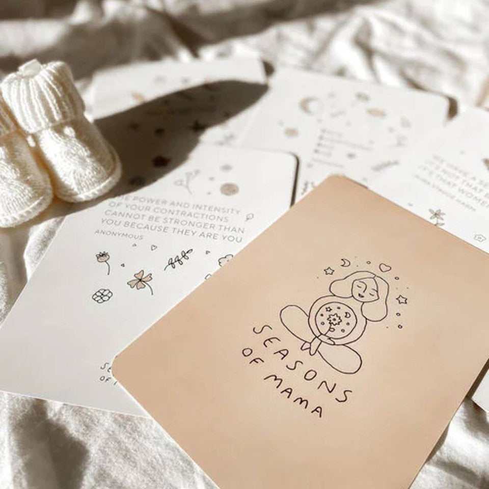 Seasons of Mama A5 Birth Space Affirmation Cards