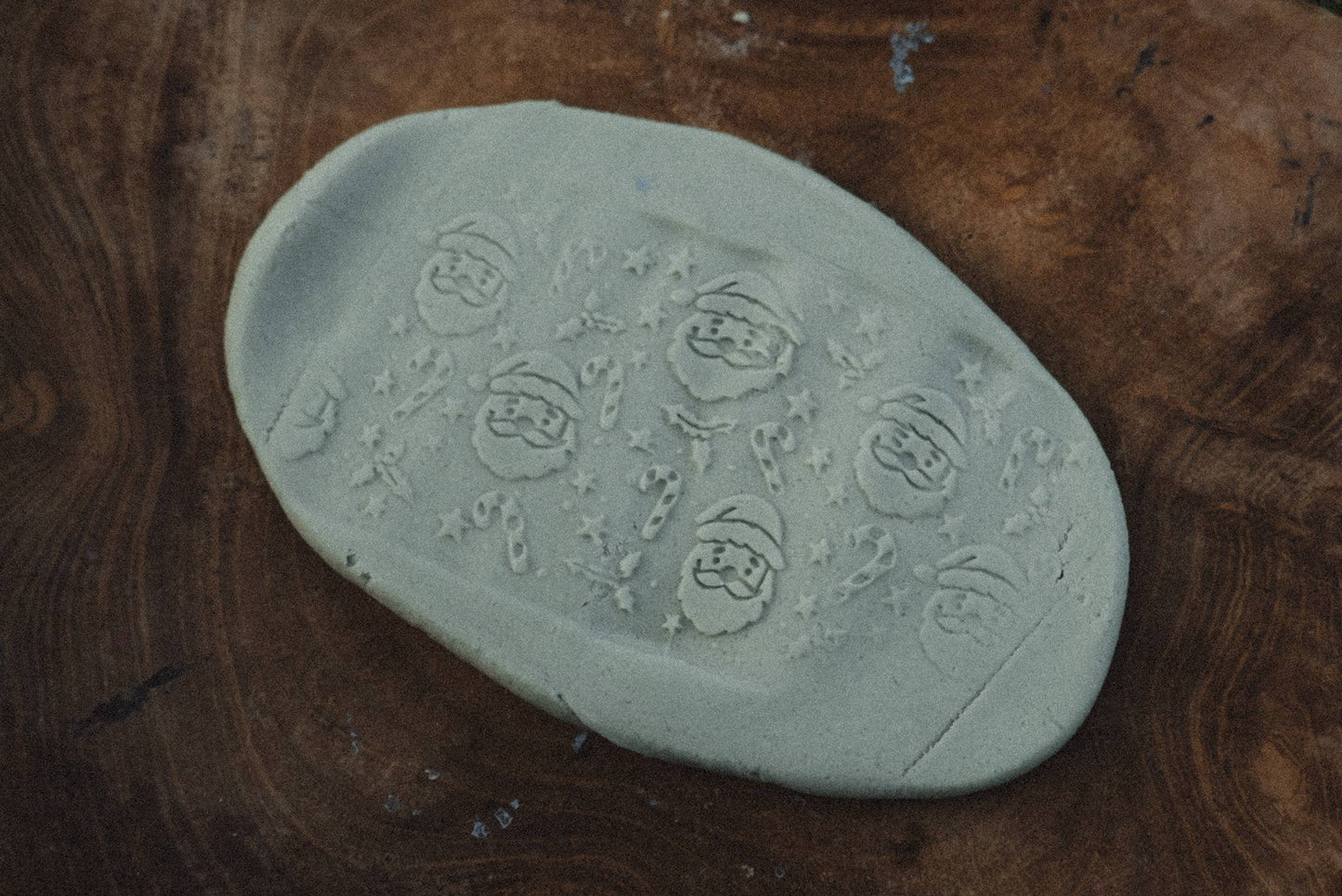 Santa Christmas Roller - Pattern Playdough Roller