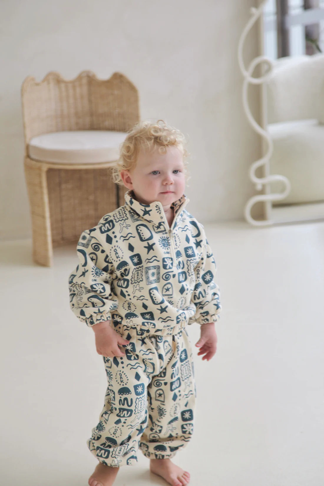 Oasis Fleece Trackpant | Azul