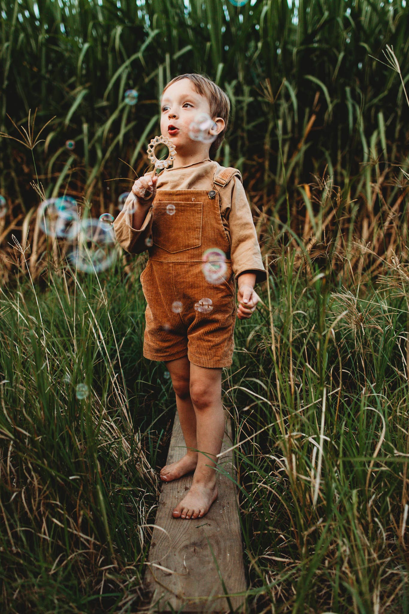 Sunflower Bubble Wand - Eco Sensory Tool