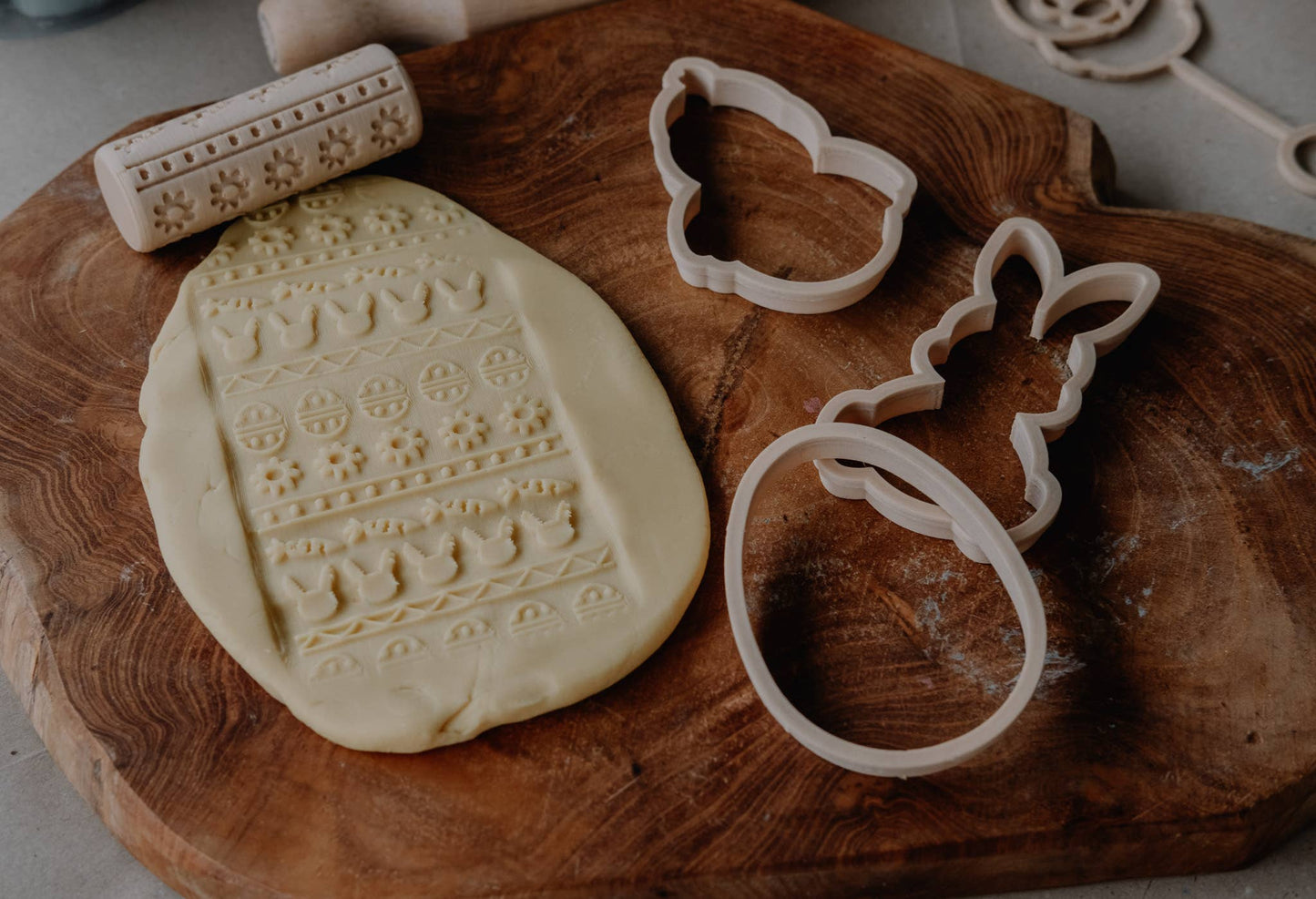 Easter Roller & Cutter Set - Eco Playdough Tools