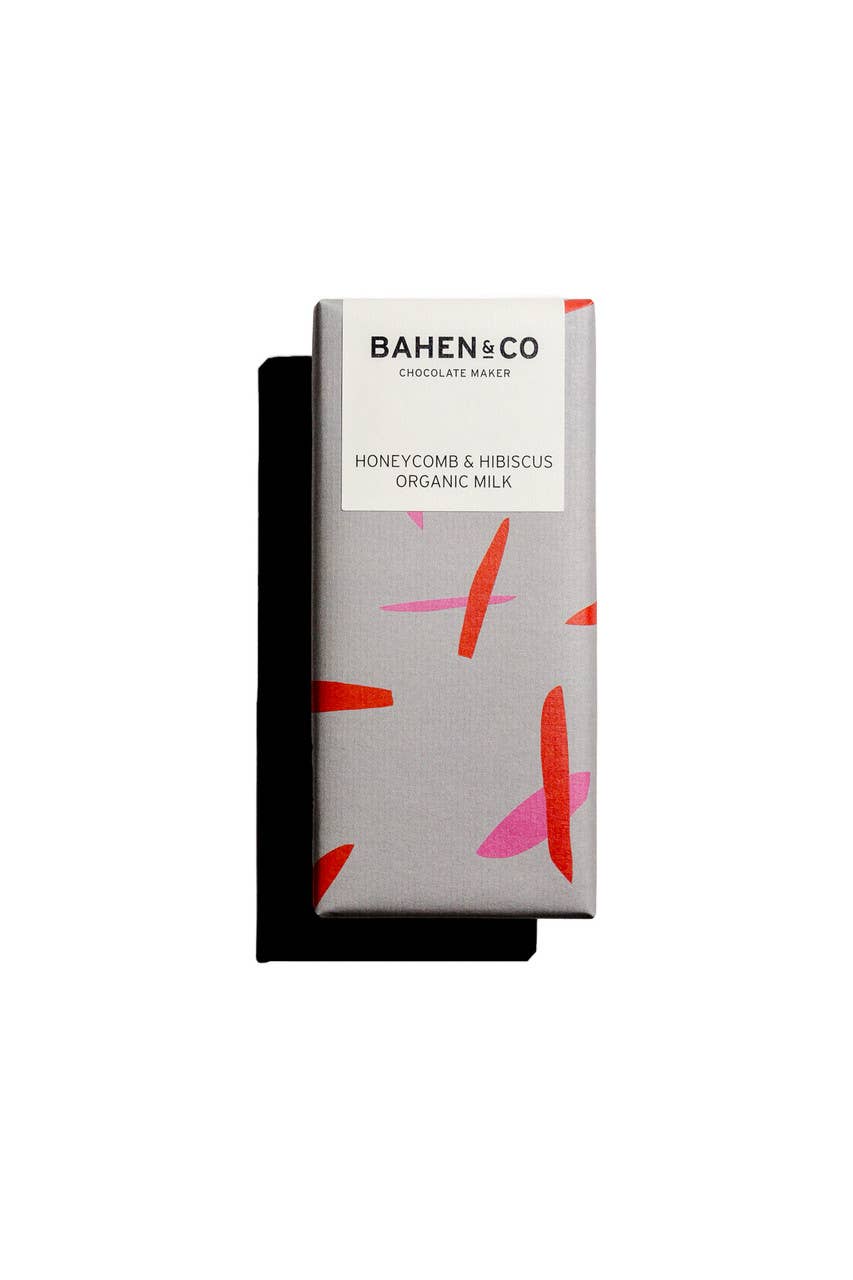 Honeycomb & Hibiscus Organic Milk Chocolate