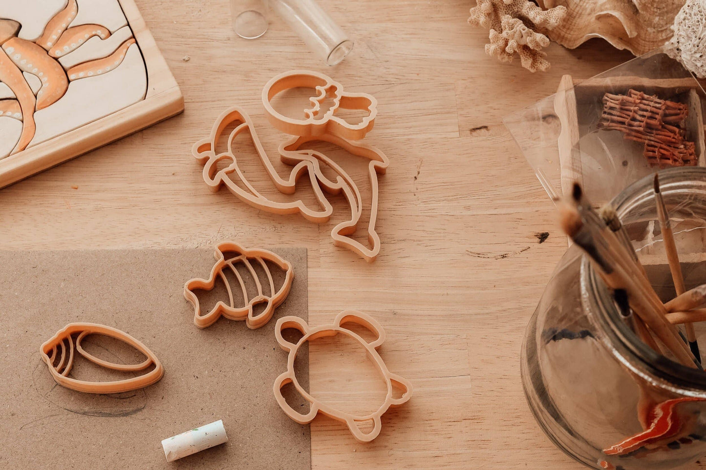 Under The Sea Cutter Set - Eco Playdough Tool