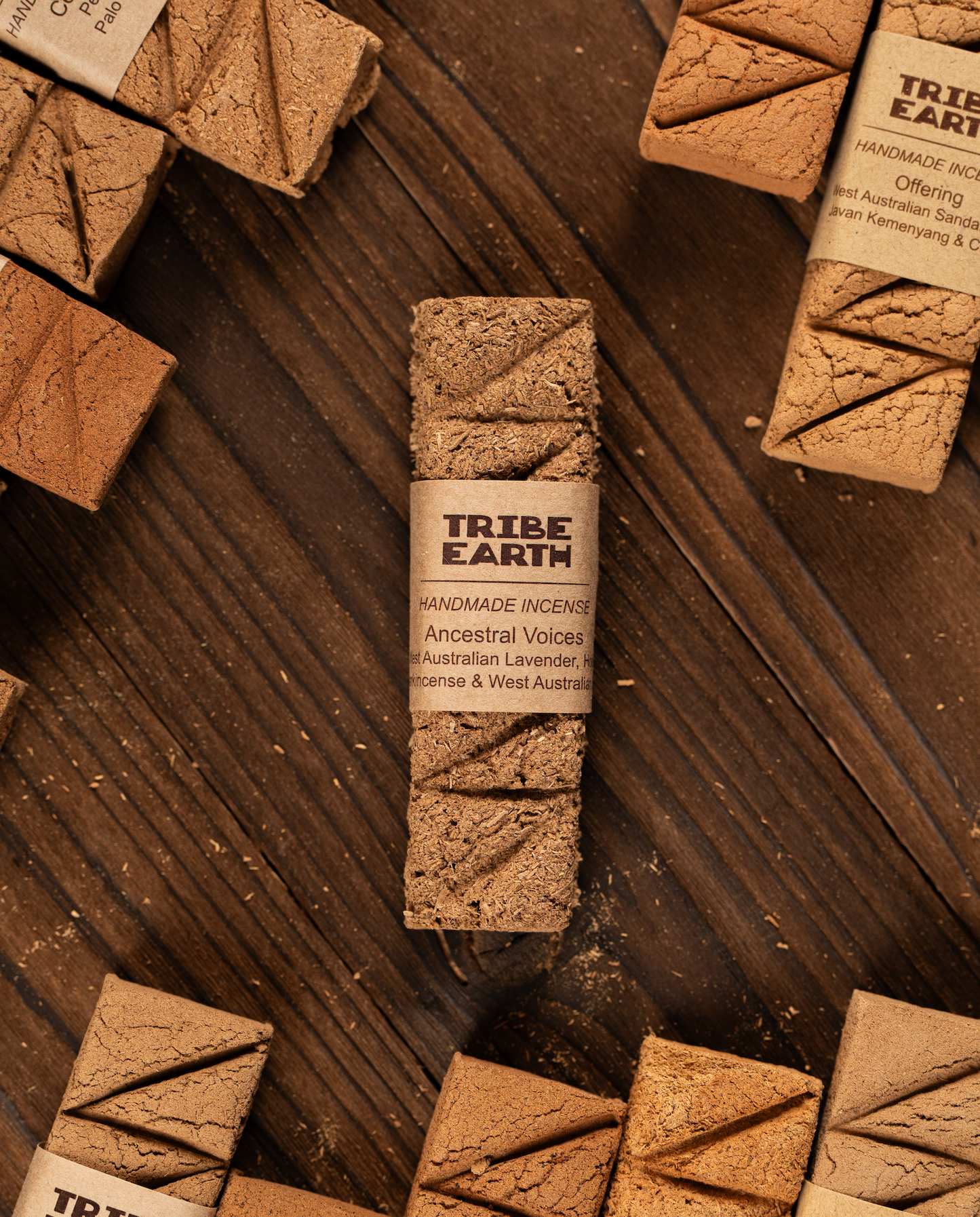 Ancestral Voices incense plank; Oak, Lavender &Frankincen